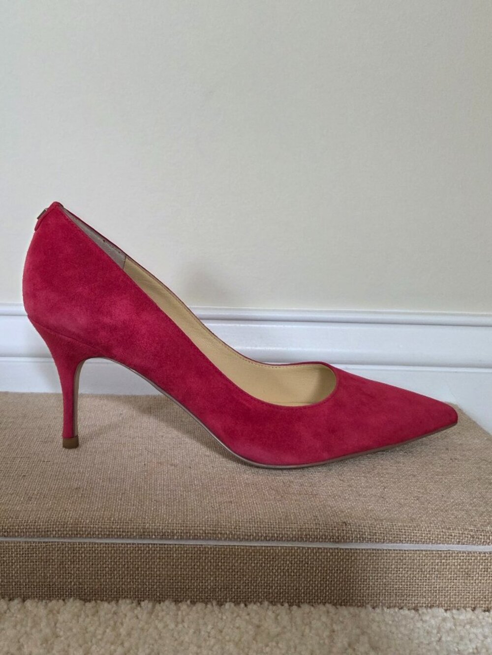 NWT Ivanka Trump Boni Red Suede Pumps Heels